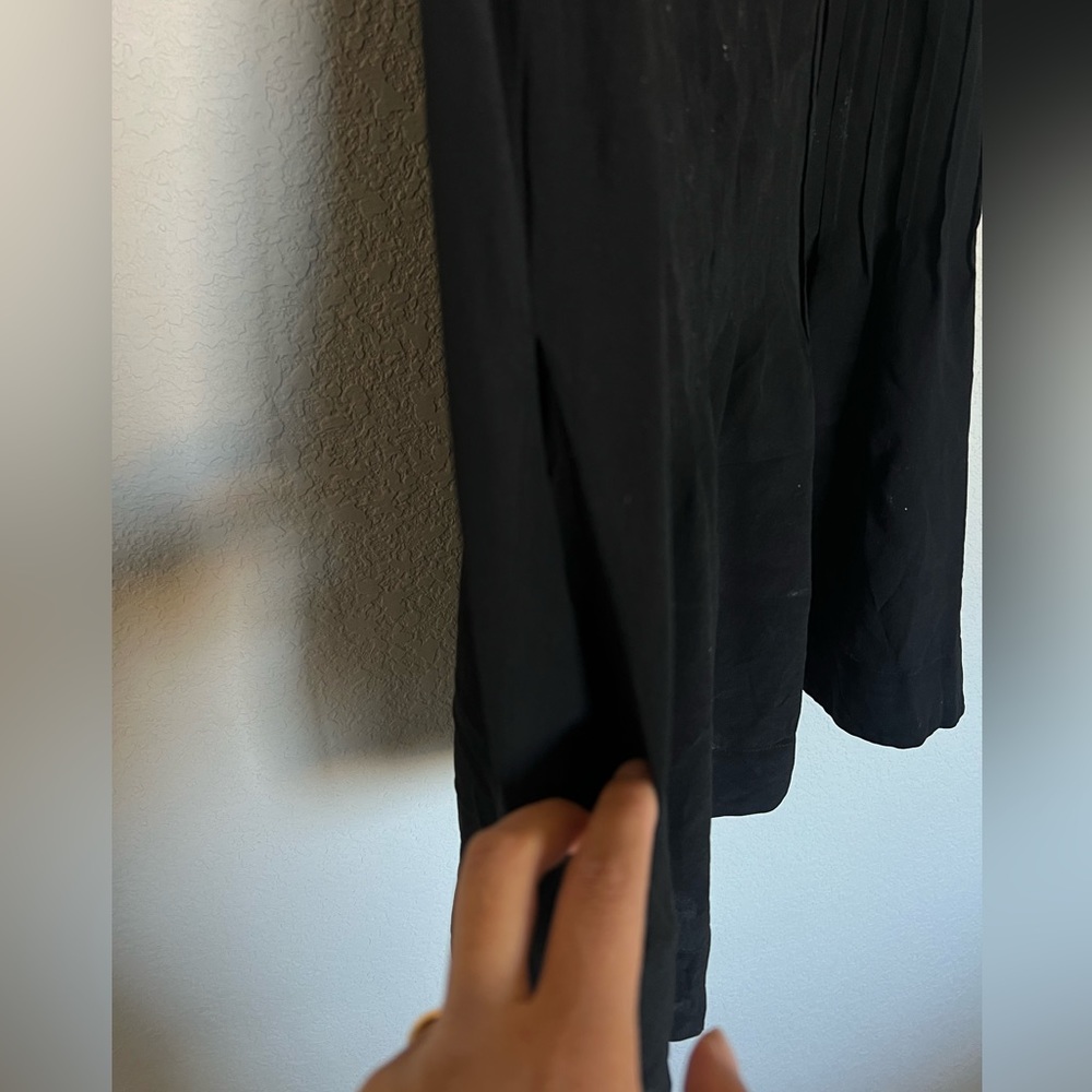 Comfortable And Basic Black Dress With Pocket. - image 4